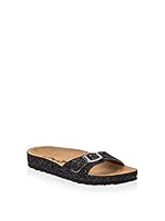 Pepe Jeans Sandalias planas Oban Gliter (Negro)