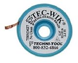 Techni-Tool Desoldering Braid, Tec-Wik, .110 X 10', Sz 4