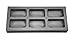 10 oz Troy Ounce 6 Cavity Rectangle Gold Graphite Ingot Mold For Melting Casting Refining Scrap Jewelry