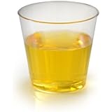 Green Direct Plastic Elegant Tumbler 2 oz Shot Glasses, Clear, 100 Pcs