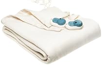 Sunbeam Dynasty Nights Full Heated Blanket, Polyester Blend, Seashell