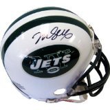 MARK SANCHEZ SIGNED AUTOGRAPHED NEW YORK JETS MINI HELMET COA
