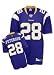 Minnesota Vikings Adrian Peterson Authentic Adult Legends Jersey, Size= 48