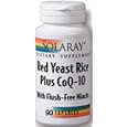 Red Yeast Rice Plus Coq10 90 Caps Solaray