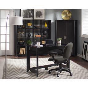 Writing Desk, 16-Cube Bookcase and Tall Storage unit