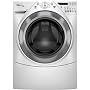 Whirlpool : WFW9400SZ 27in Front Load Washer with 4.0 cu. ft. Capacity White/Sapphire Blue