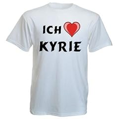 T-Shirt mit Aufschrift Ich Liebe Kyrie