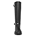 New Women Buckle Straps Knee High Rubber Rain Snow Boots Waterproof Jelly Shoes TRENDS SNJ SHOES