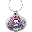 Philadelphia Phillies Oval Pewter Keychain