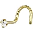 Solid 14KT Yellow Gold Round 2 MM CZ