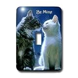 Cats - Be Mine Two Cats - Light Switch Covers - single toggle switch