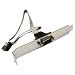 IDC 10 / DB9 Male, Motherboard Serial Port Connector cable