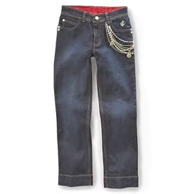 Rocawear Girls 5-Pocket Chain Detail Jeans