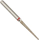 CROSSTECH Multi-Use Diamond Burs 859L/010F (1.0 mm head size, 11.0 mm head length), Friction Grip Shank, Fine Grit, Needles, (Pack of 5)
