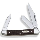 Brown Synthetic Handle Series 63087 Stainless Steel Medium Stockman Md: 00217.