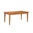 Arts and Crafts Dining Table with Leaf - Cottage Oak