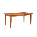 Arts and Crafts Dining Table with Leaf - Cottage Oak