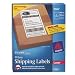 Avery Shipping Labels with TrueBlock Technology, Inkjet Printers, 5.5 x 8.5 Inches, White, Pack of 5