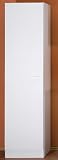 Seitenschrank Hochschrank Salerno (Farbe: Front wei�/ Korpus wei�)