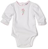 31SvPMh1T L. SL160  Hartstrings Baby Girls Newborn Candy Cane Interlock Bodysuit, White, 0 3 Months