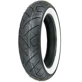 Shinko 777 Whitewall Front Tire - 130/90H-16/White Wall