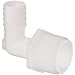 Thogus Polypropylene Tube Fitting, 90 Degree Elbow, White, NPT Male x Barbed