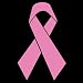 Pink Awareness Ribbon Window Decal