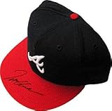 Tom Glavine Autographed Atlanta Braves Baseball Cap - Autographed MLB Helmets and Hats
