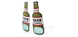 Fun and Funky Bottoms Up Bear Bottle Party Sunglasses