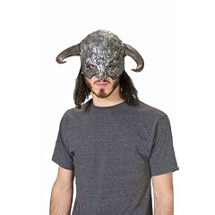 Urzeit Krieger Helm und Haaren Wikinger Ritter Karneval