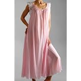 Amanda Rich Lace Cap Sleeve Ankle Length Nightgown (105) at Amanda Rich