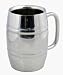 Drinking Mugs - Stainless Steel Beer Mug - Drinking Cup - Double Barrel