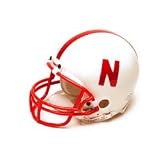 Nebraska Cornhuskers Miniature Replica NCAA Helmet w/Z2B Mask by Riddell