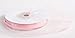 2 - 25 Yard Spools of Elegant Light and Sheer Pink Organza Ribbon- 3/8