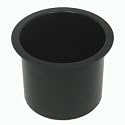 Trademark Poker Jumbo Aluminum Poker Table Cup Holder (Black)
