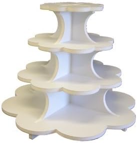 Dallas Foam Cupcake Stand Set - Petal - 4 tiers