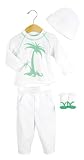 Elegant Baby Tropical Fashion Set- 12 mos- Palm Tree