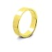 9ct Yellow Gold 8mm Flat Wedding Ring - Heavy Weight