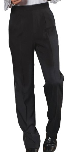 Edwards Garment Men's Tuxedo Pleated Traditional Polyester Pant