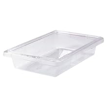 Rubbermaid Commercial Products FG330700CLR 2-Gallon Food/Tote Box