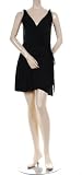 TO THE MAX BCBG BLACK JERSEY TWIST WRAP DRESS NEW SIZE M