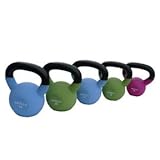 Apollo Athletics Neoprene Coated Kettlebell Set - 5-30 lbs