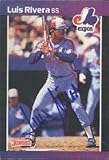 Luis Rivera, Montreal Expos Autographed Card
