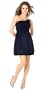 Fancy Grecian Inspired Petite One-Shoulder Bubble Dress with Vintage-Like Rhinestone Accent from Hot Fash Dresses - APOLLONIA Black