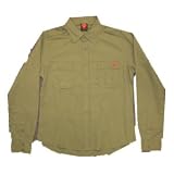 Zero Dark Green LS Colar Shirt Size Small
