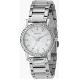 DKNY Crystal Steel Bracelet Mother-of-Pearl Dial Women's Watch #NY4791