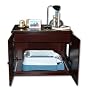Wood Cat Litter Box Furniture Hider - Refined Electric Litter Box II