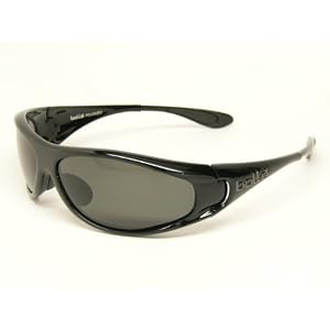 Buy Bolle Sunglasses Spiral Shiny Black Frame with Polarized TNS Lenses by Bolle