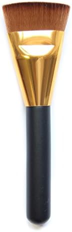 HappyTrade Makeup Brush-Flat Contour Makeup Brush (Gold black brown)