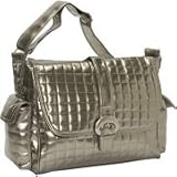 Monique Diaper Bag in Silver